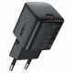 Acefast Wall Charger (A117) GaN Technology, PD20W, Mini Design, Single USB C Output Black