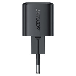 Acefast Wall Charger (A117) GaN Technology, PD20W, Mini Design, Single USB C Output Black