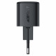 Acefast Wall Charger (A117) GaN Technology, PD20W, Mini Design, Single USB C Output Black