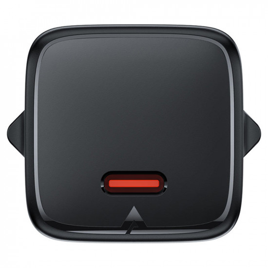 Acefast Wall Charger (A117) GaN Technology, PD20W, Mini Design, Single USB C Output Black