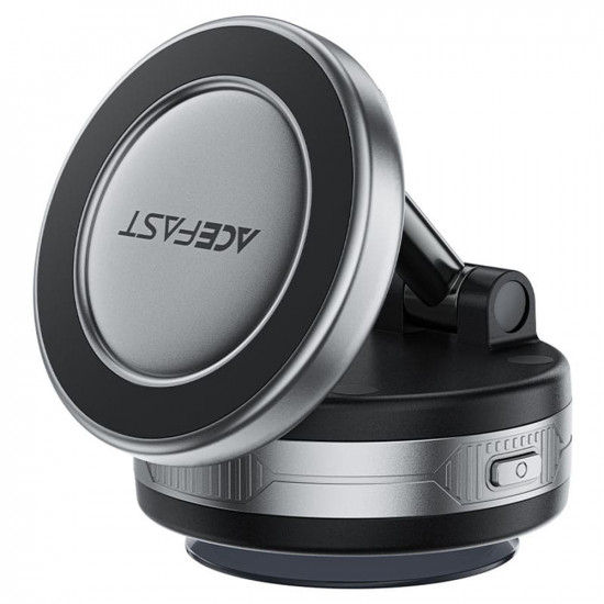 Acefast Car Holder (E30) for Dashboard/Windshield, Magnetic Grip Metal Gray