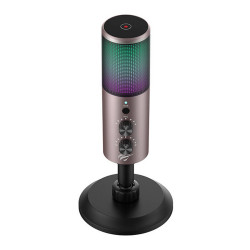 Havit Gaming Microphone (GK61) RGB Lights, USB C, 100 18000 Hz Gray