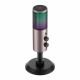 Havit Gaming Microphone (GK61) RGB Lights, USB C, 100 18000 Hz Gray