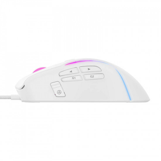 Havit Gaming Mouse (MS1033) RGB Lights, 800 8000DPI, 9 Buttons White