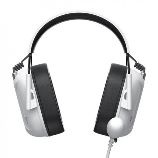 Havit Gaming Headphones (H2033d) Foldable, Omnidirectional Microphone, 3.5mm Jack White / Black