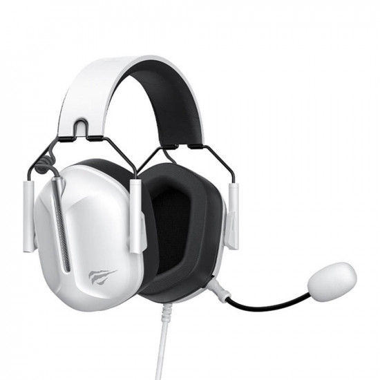 Havit Gaming Headphones (H2033d) Foldable, Omnidirectional Microphone, 3.5mm Jack White / Black