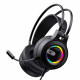 Havit Gaming Headphones (H2040d) with Microphone, RGB, USB, Jack 3.5mm Black