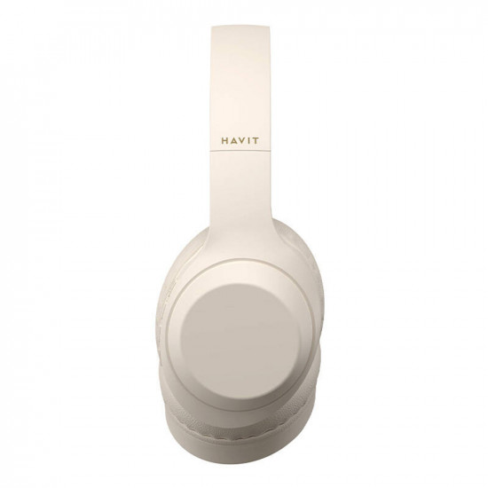 Havit Wireless Headphones (H628BT) Bluetooth 5.1, 200mAh, Foldable Beige