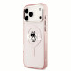 Karl Lagerfeld IML Choupette Sketch Logo MagSafe (KLHMP17LHGCHGKBP) iPhone 17 Pro Pink
