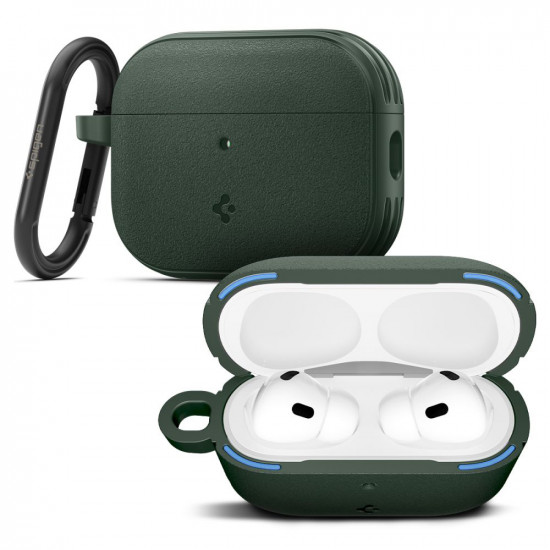 Spigen Protection Case Vault for Apple AirPods Pro 3, Air Space Technology, Aluminum Holder Midnight Green
