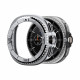Spigen Bezel Tune Pro Pilot for Samsung Galaxy Watch8 Classic, Stainless Steel Silver