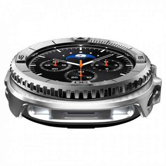 Spigen Bezel Tune Pro Pilot for Samsung Galaxy Watch8 Classic, Stainless Steel Silver