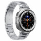 Spigen Bezel Tune Pro Pilot for Samsung Galaxy Watch8 Classic, Stainless Steel Silver