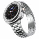 Spigen Bezel Tune Pro Pilot for Samsung Galaxy Watch8 Classic, Stainless Steel Silver