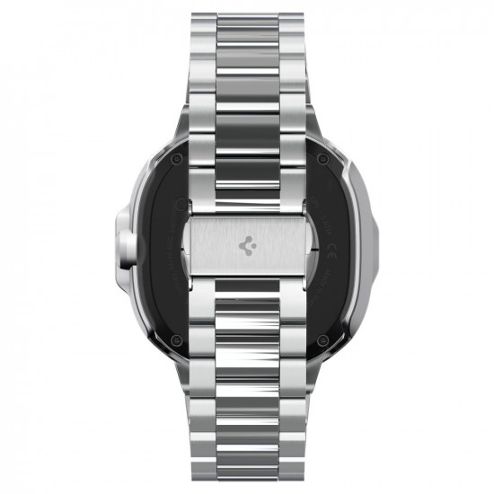 Spigen Bezel Tune Pro Pilot for Samsung Galaxy Watch8 Classic, Stainless Steel Silver