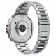 Spigen Bezel Tune Pro Pilot for Samsung Galaxy Watch8 Classic, Stainless Steel Silver