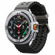 Spigen Bezel Tune Pro Pilot for Samsung Galaxy Watch8 Classic, Stainless Steel Silver