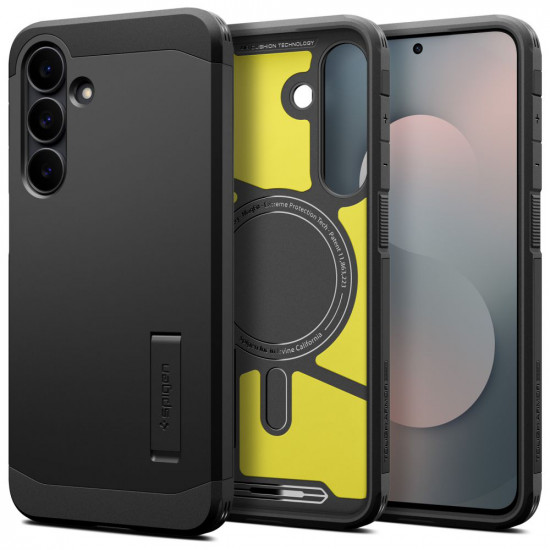 Spigen Tough Armor MagSafe Samsung Galaxy S25 FE Black Spigen Tough Armor MagSafe Samsung Galaxy S25 FE Black
