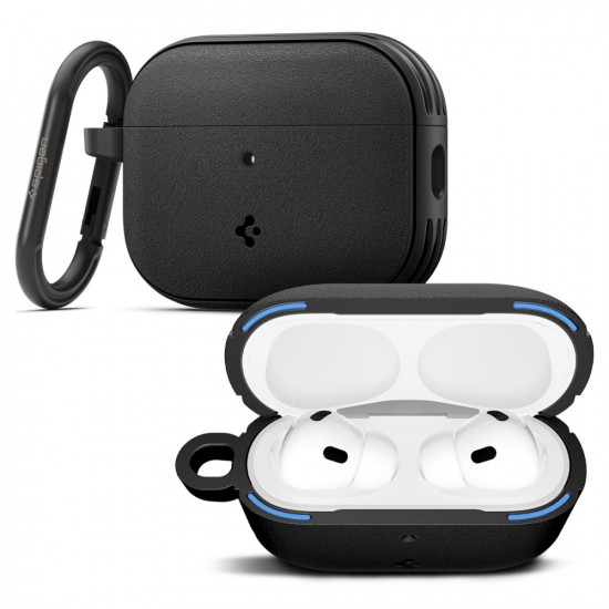 Spigen Protection Case Vault for Apple AirPods Pro 3, Air Space Technology, Aluminum Holder Matte Black