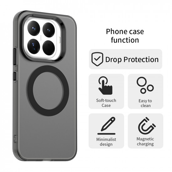Techsuit CandyCase MagSafe Xiaomi 15T Pro Black Techsuit CandyCase MagSafe Xiaomi 15T Pro Black