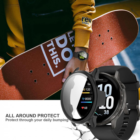 Techsuit Defense360 Pro + Screen Protector Garmin Venu 4 45mm Beige Techsuit Defense360 Pro + Screen Protector Garmin Venu 4 45mm Beige