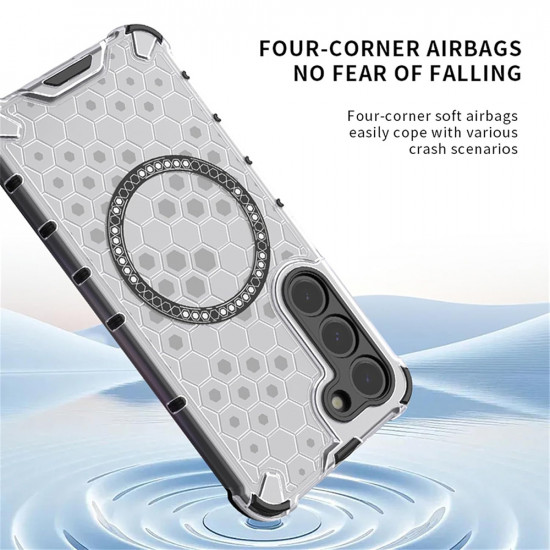 Techsuit HoneyComb Shield MagSafe Xiaomi Redmi 15 4G / Redmi 15 5G Black Techsuit HoneyComb Shield MagSafe Xiaomi Redmi 15 4G / Redmi 15 5G Black