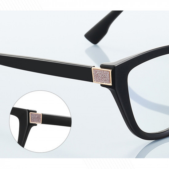 Techsuit Anti Blue Light Glasses Reflex PC (2276) for Women, Cat Eye, TR90&PC Frame, AC Lens Black Techsuit Anti Blue Light Glasses Reflex PC (2276) for Women, Cat Eye, TR90&PC Frame, AC Lens Black