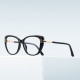 Techsuit Anti Blue Light Glasses Reflex PC (2274) for Women, Oversized, TR90&Metal Frame, AC Lens Black Techsuit Anti Blue Light Glasses Reflex PC (2274) for Women, Oversized, TR90&Metal Frame, AC Lens Black