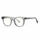 Techsuit Anti Blue Light Glasses Reflex PC (2229) for Men, Round, TR90&Metal Frame, AC Lens Transparent/Gray