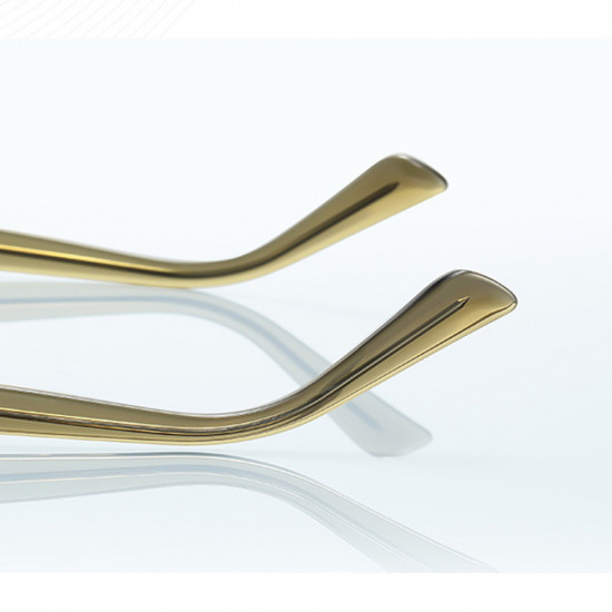 Techsuit Anti Blue Light Glasses Reflex PC (2228) for Men, Round, TR90&Metal Frame, AC Lens Black