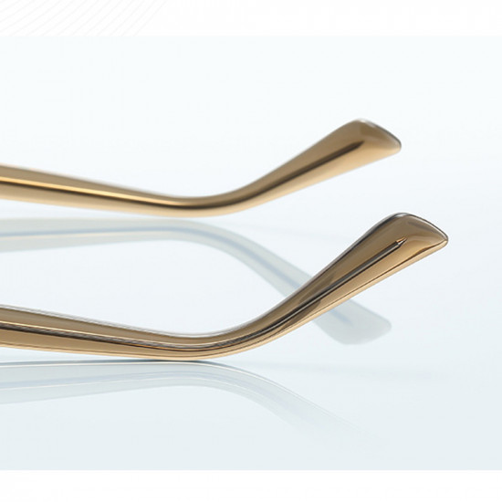 Techsuit Anti Blue Light Glasses Reflex PC (2227) for Men, Round, TR90&Metal Frame, AC Lens Transparent/Gray