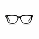 Techsuit Anti Blue Light Glasses Reflex PC (2225) for Men, Square, TR90&Metal Frame, AC Lens Black