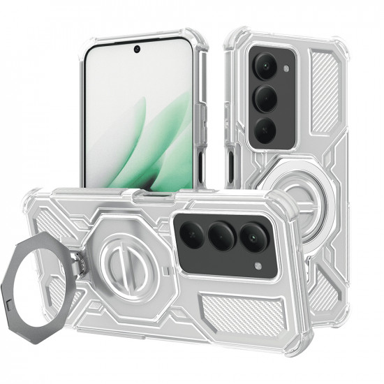 Techsuit Carbon Shield PRO Xiaomi Redmi 15 4G / Redmi 15 5G White Transparent