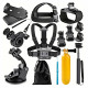 Techsuit Accessory Kit CamQuest 15in1 (SA15) for GoPro Action Camera Black