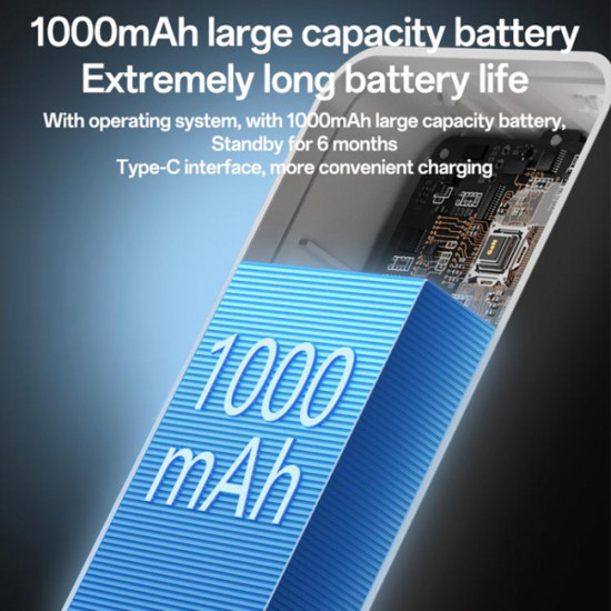 Yesido Wireless Video Intercom Doorbell (KM27) 2.4G, 2K HD 1080*720px, 1000mAh, 4.3" TFT Screen White