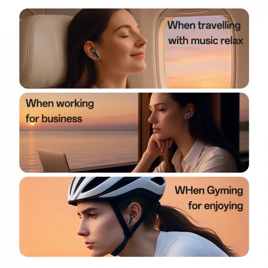 Yesido Wireless Earbuds (TWS38) Track System Stereo, Microphone, Bluetooth 5.4, In ear Design, 250mAh White Yesido Wireless Earbuds (TWS38) Track System Stereo, Microphone, Bluetooth 5.4, In ear Design, 250mAh White