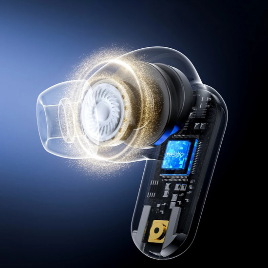 Yesido Wireless Earbuds (TWS38) Track System Stereo, Microphone, Bluetooth 5.4, In ear Design, 250mAh White Yesido Wireless Earbuds (TWS38) Track System Stereo, Microphone, Bluetooth 5.4, In ear Design, 250mAh White