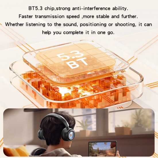 Yesido Wireless Headphones (EP06) for Kids, with Bluetooth V5.3, Microphone, Support Audio Cable, 500mAh Black Yesido Wireless Headphones (EP06) for Kids, with Bluetooth V5.3, Microphone, Support Audio Cable, 500mAh Black