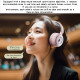 Yesido Wireless Headphones (EP06) for Kids, with Bluetooth V5.3, Microphone, Support Audio Cable, 500mAh Black Yesido Wireless Headphones (EP06) for Kids, with Bluetooth V5.3, Microphone, Support Audio Cable, 500mAh Black