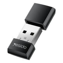 Yesido Wi Fi Adapter (WP10) with Built in Antenna, UBS A, 150Mbps, WiFi4 2.4G, Plug&Play Black