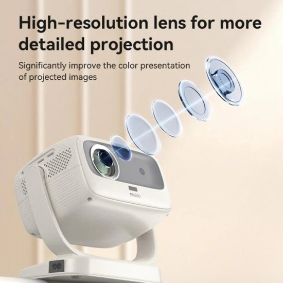 Yesido Smart Projector (TV13) 1280x720P, 190ANSI, Android 9.0, Bluetooth V5.1 White Yesido Smart Projector (TV13) 1280x720P, 190ANSI, Android 9.0, Bluetooth V5.1 White