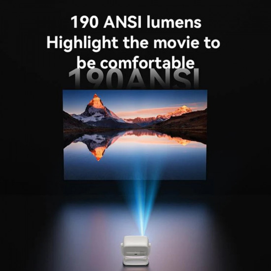 Yesido Smart Projector (TV13) 1280x720P, 190ANSI, Android 9.0, Bluetooth V5.1 White Yesido Smart Projector (TV13) 1280x720P, 190ANSI, Android 9.0, Bluetooth V5.1 White