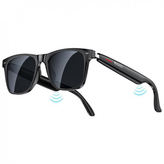 Yesido Smart Music Glasses (IO35) Bluetooth 5.0, 85mAh, IP54 Waterproof Black