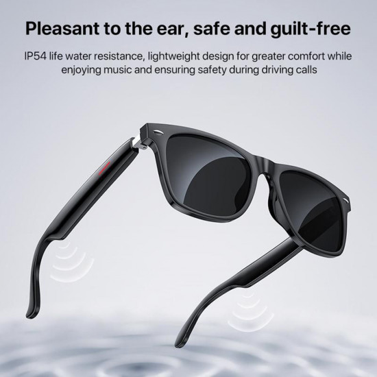 Yesido Smart Music Glasses (IO35) Bluetooth 5.0, 85mAh, IP54 Waterproof Black