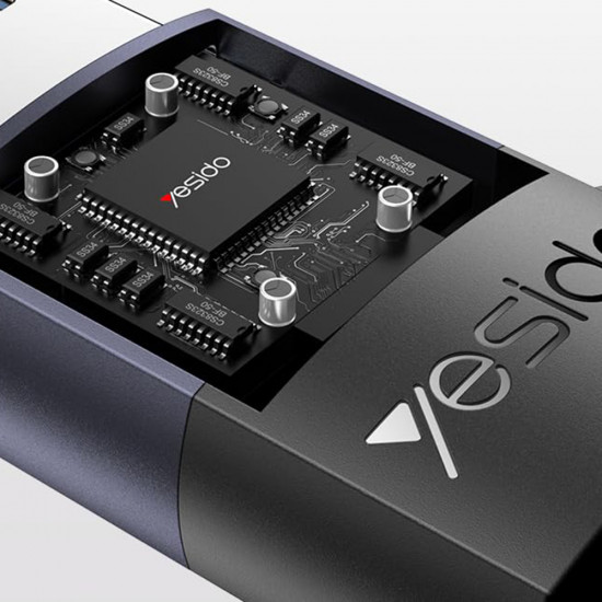 Yesido OTG Adapter (GS34) USB3.0 Male to Type C Female, 18W, Aluminum Alloy Grey Yesido OTG Adapter (GS34) USB3.0 Male to Type C Female, 18W, Aluminum Alloy Grey