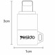 Yesido OTG Adapter (GS27) Type C to Lightning, 480Mpb/s, Aluminum Alloy, 27W Grey Yesido OTG Adapter (GS27) Type C to Lightning, 480Mpb/s, Aluminum Alloy, 27W Grey