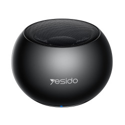 Yesido Mini Wireless Speaker (YSW33) Aluminum Alloy, 3W, Bluetooth 5.0, 300mAh Black