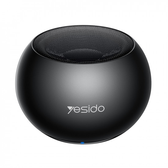 Yesido Mini Wireless Speaker (YSW33) Aluminum Alloy, 3W, Bluetooth 5.0, 300mAh Black
