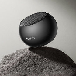 Yesido Mini Wireless Speaker (YSW33) Aluminum Alloy, 3W, Bluetooth 5.0, 300mAh Black