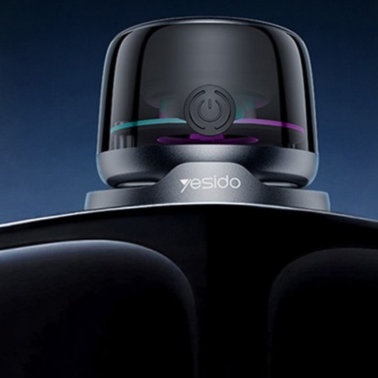 Yesido Mini Magnetic Wireless Speaker (YSW32) RGB Lighting Effect, 400mAh, 3W, Bluetooth 5.3 Black Yesido Mini Magnetic Wireless Speaker (YSW32) RGB Lighting Effect, 400mAh, 3W, Bluetooth 5.3 Black